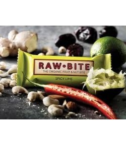 Raw Bite Spicy Lime - energetická tyčinka s příchutí pikantní limetky