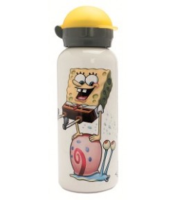 LAKEN ALU hliníková fľaša 450ml Sponge Bob Mod.11