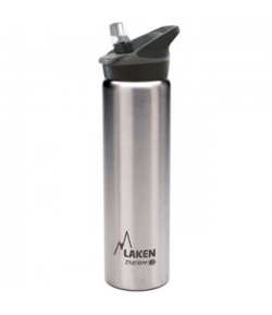 LAKEN JANNU THERMO stainless thermo bottle 750 ml silver