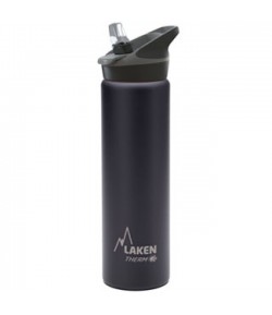 LAKEN JANNU THERMO stainless thermo bottle 750 ml black